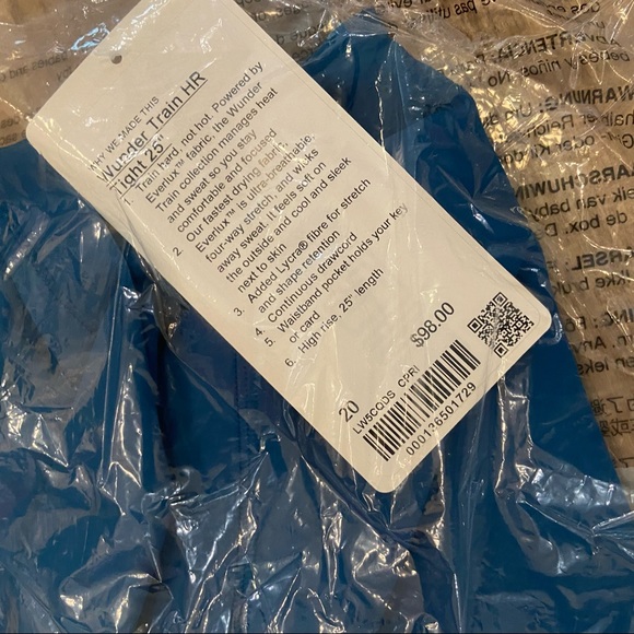 NWT Lululemon Wunder Train High-Rise Tight 25" - Picture 7 of 8